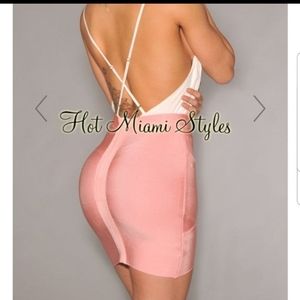 Pink bandage skirt